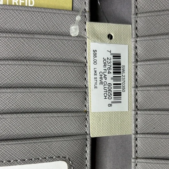 NWT Fossil Talia hobo comes with wallet chive Suede & Leather Shoulder Hobo Bag - Picture 7 of 14